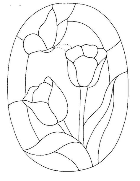 printable stained glass patterns glass pattern  stained glass