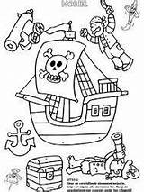 Piraat Piraten Woeste Willem Kleurplaat sketch template