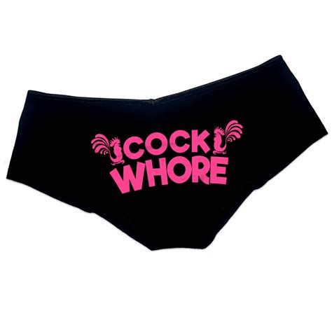 cock whore panties sexy funny slutty naughty panties booty etsy uk