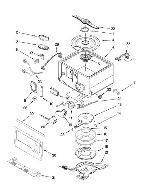 kitchenaid dishwasher parts diagram appliance parts pump washarm  motor parts diagram