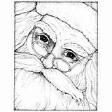 Christmas Santa Line Drawings Coloring Stamps Pack Drawing Stamp Face Digi Pages Peddler Real Background Again Going Had Find Adult sketch template