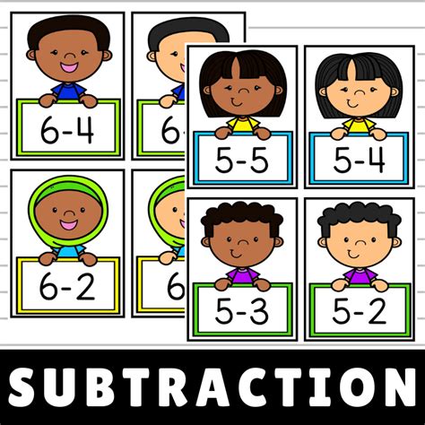 addition  subtraction flash cards subtraction flash cards
