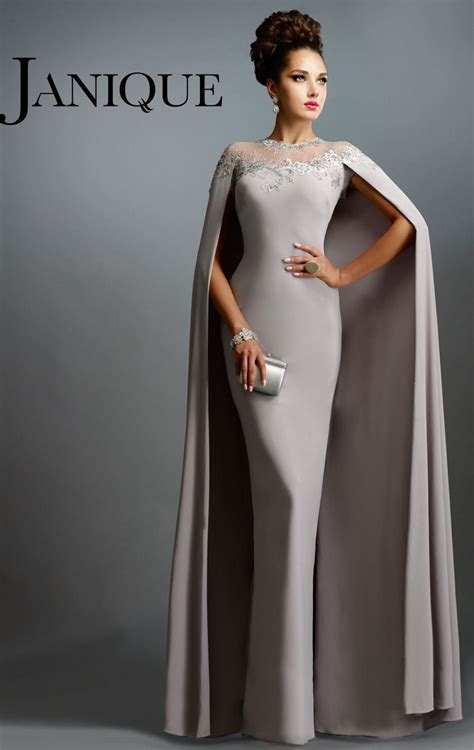 Hot Sale Designer Lace Silver Janique Evening Dresses 2015