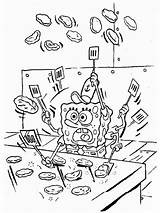 Spongebob Patty Krabby Krusty Krab sketch template