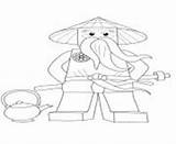 Coloring Pages Ninjago Sensei Wu Online Printable Info Color sketch template