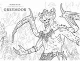 Coloring Pages Greymoor 5x11 Elder Scrolls Vampire Creative These sketch template