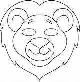 Mask Animal Printable Lion Jungle Template Templates Masks Coloring Safari Kids Cutouts Outline Pages Face Faces Blank Pattern Giraffe Children sketch template