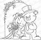 Stamps Whimsy Wee Mrs Mr Rubber Stamp Teddy Release April Digital sketch template