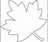 Leaf Maple Template Coloring Drawing Pages Printable Leaves Visit Sheets Pattern Paintingvalley sketch template