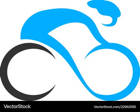 bicycle bike logo royalty  vector image vectorstock