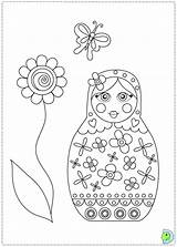 Coloring Pages Dolls Matryoshka Russian Nesting Dinokids Getcolorings Print Colouring Getdrawings Close Printable sketch template