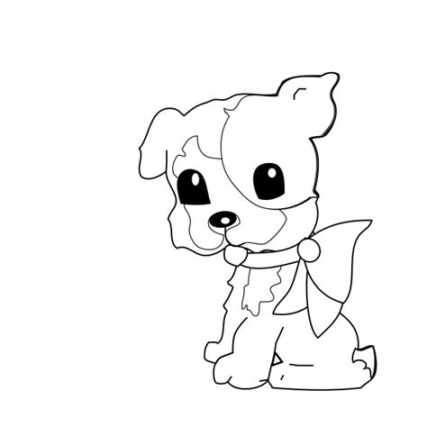 dog coloring page  kids  stock photo public domain pictures