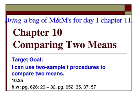 chapter  comparing  means powerpoint    id