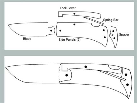 folding knife knife template knife patterns folding knives