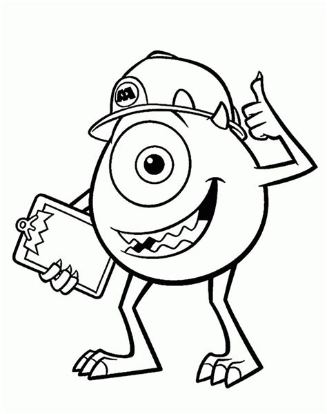 monsters university coloring pages  coloring pages  kids