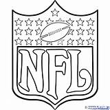 Coloring Logos Pages Nfl Getcolorings Logo Sheets sketch template