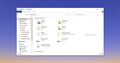 windows   preview update boosts file explorer performance