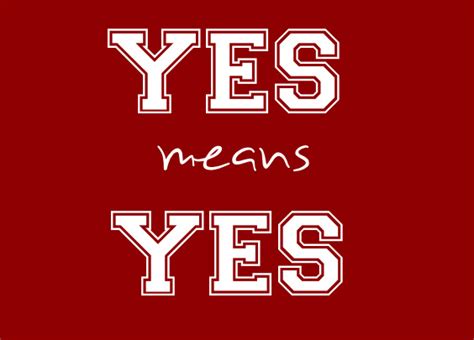 Yes Means Yes