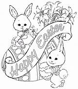 Coloring Easter Pages Adults Cute Printable Library Clipart sketch template