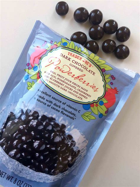 dark chocolate covered powerberries 4 the only trader joe s chocolate covered foods you