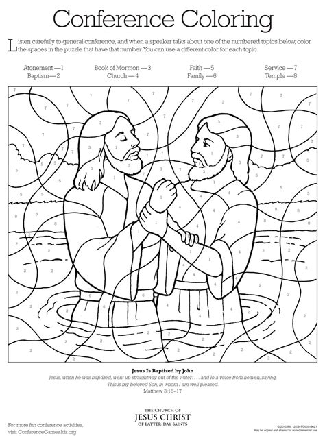 lds coloring coloring pages