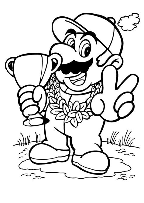 printable mario coloring pages  kids mario coloring pages