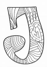 Mandalas Abecedario Zentangle Alphabet Súper Originales Pintar Fenomenal Decoradas Doodle sketch template