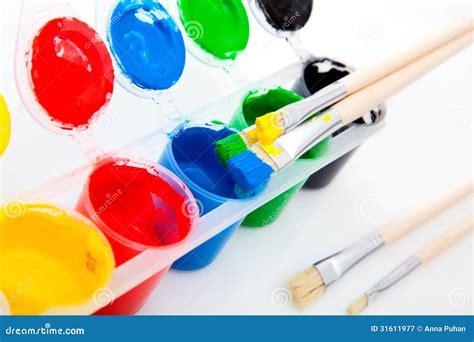 water based paints stock image image  paint colorful