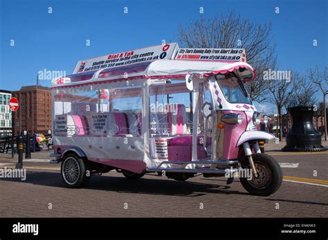 custom  pink thai style tuk tuks electric auto rickshaws  stock photo  alamy