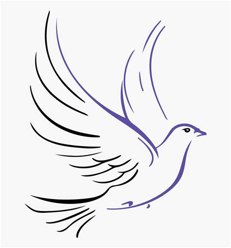 white dove symbol  transparent clipart clipartkey