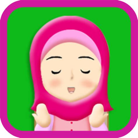 gambar animasi anak muslim berdoa