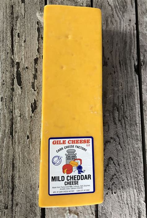 mild cheddar  lb gile cheese factory outlet