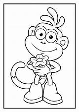 Coloring Pages Dora Boots Diego Getdrawings sketch template