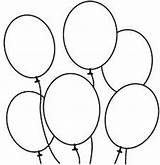 Draw Coloring Balloon sketch template