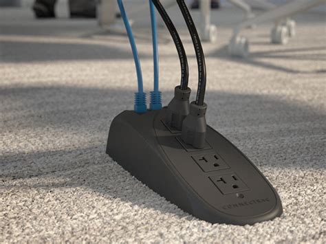 connectrac  carpet powered wire ways