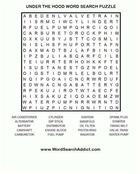 word search addict printable word search printable