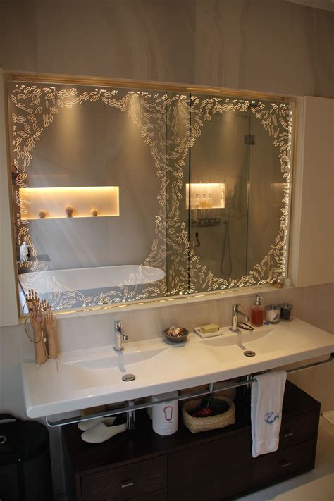 Bespoke Backlit Mirror Bathroom Decor Backlit Mirror Mirror