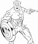 America Captain Coloring Pages Popular Angry Coloringhome sketch template