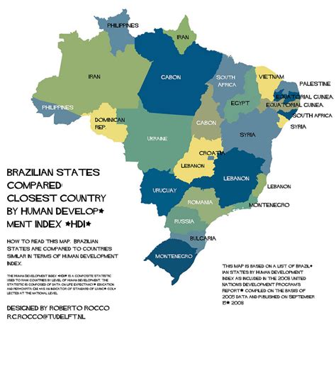 urban demographics how brazil compares to other countries in terms of area population and