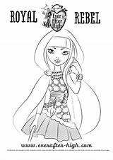 Hood Cerise Coloring High Ever After Pages Red Color Character Print sketch template