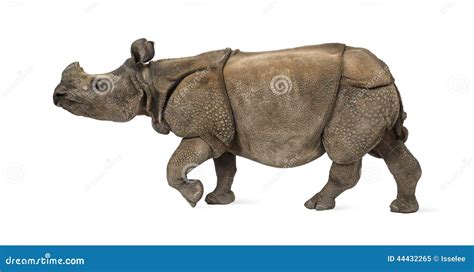 indian  horned rhinoceros stock image image  shot pachydermata