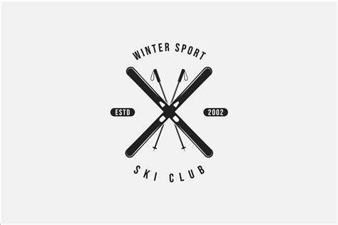 ski sport logo vintage vector logo grafico por uzumakyfaradita creative fabrica
