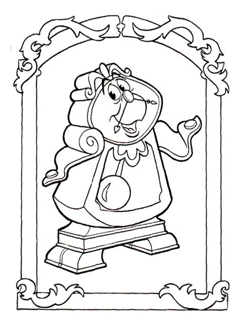 beauty   beast coloring pages  kids  print  beauty