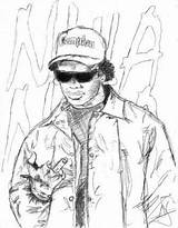 Eazy Drawing Biggie Nwa Coloring Pages Deviantart Tupac 2pac Draw Sketches Drawings Smalls Coast West Sketch Getcolorings Rapper Shakur Think sketch template