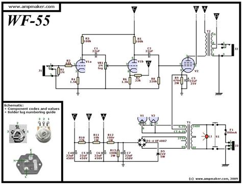 ampmaker circuit  fender  coding amp amplifier