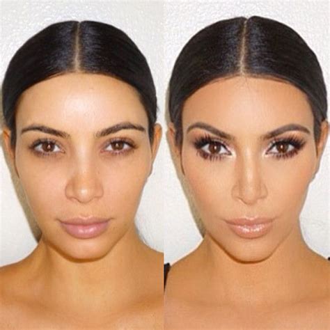 kim kardashian without makeup see how different she looks before and