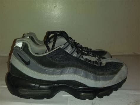 Nike Air Max 95 Black Wolf Gray Running Shoes 749766 005 Mens Size 9 5