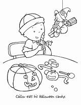 Caillou Coloring Pages Kids Printable Halloween Christmas Printables Wuppsy sketch template