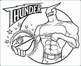 Coloring Pages Nba Thunder Basketball Raptors Toronto Warriors Golden State Lakers Players Celtics Boston Logos City Oklahoma Logo Color Sheets sketch template