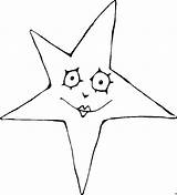 Sterren Stern Kleurplaten Sterne Mewarnai Bintang Ausmalbild Animasi Malvorlage Etoiles Bergerak Lippen Grossen Mond Sonne Ster Bewegende Animierte Animaties Animaatjes sketch template